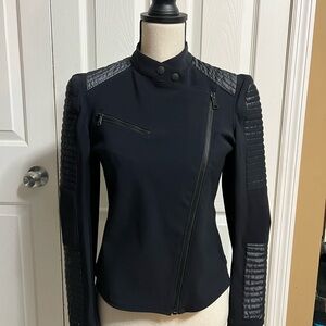 Carbon38 Black Motorcycle Jacket